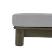 Shop the Caldwell Outdoor Ottoman in stylish Porpoise Boucle. Perfect for lounging, it adds comfort and elegance to your outdoor space.