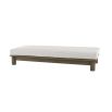 Elevate your outdoor space with the Caldwell Outdoor Ottoman featuring a stylish shade texture, perfect for comfort and relaxation in any setting.