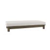Elevate your outdoor space with the Caldwell Outdoor Ottoman featuring a stylish shade texture, perfect for comfort and relaxation in any setting.