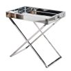 Frenchies Glamour Mirrored Side Table