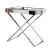 Frenchies Glamour Mirrored Side Table