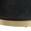 Poppy Swivel Chair - Midnight Grey Velvet