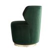 Poppy Swivel Chair - Forest Velvet