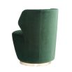 Poppy Swivel Chair - Forest Velvet