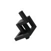 Black metal geometric sculpture