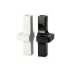 Sculptural white marble vase