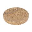 Brown vein marble tray