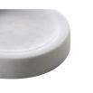 White marble tray with gold lips motif