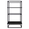 Luxurious wooden display shelving unit