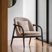 Stylish and quirky Mid-Century inspired chair with hand curved sleek lines