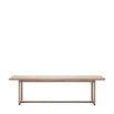 Nikko Dining Bench - Smoked