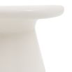 Cream mushroom shaped coffee table made of concrete