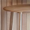 Minimalist elegant wooden console table