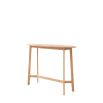 Minimalist elegant wooden console table