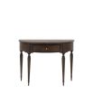 Side table in semi circular shape