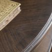 Side table in semi circular shape