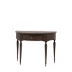 Side table in semi circular shape