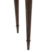 Side table in semi circular shape