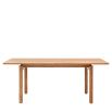 Elegant wooden rectangular dining table