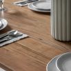 Elegant wooden rectangular dining table
