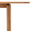 Elegant wooden rectangular dining table