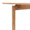 Elegant wooden rectangular dining table