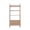Minimalist elegant wooden open display