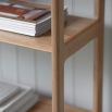 Minimalist elegant wooden open display