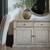 Rustic and sophisticated sideboard with six draws