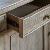 Rustic and sophisticated sideboard with six draws