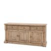 Rustic and sophisticated sideboard with six draws