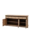 Rustic and sophisticated sideboard with six draws