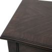 Traditional style sideboard with a drawer and two cupboards in dark brown