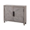 A white washed accent cabinet by Uttermost