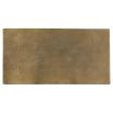 Set of three nesting tables with gold finish surface