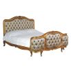 Gold Gilt Curved Button Bed