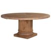 Reclaimed timber vintage round dining table
