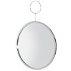 Hailie Silver Round Wall Mirror