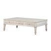 Luxurious French-style ribbed coffee table