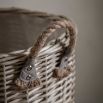 Natural woven storage baskets