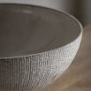 Subtle rib textured vase