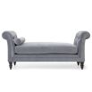 Double-ended chaise longue with deep buttoned arms