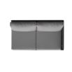 A luxury outdoor love seat from Willow's Outdoor collection with bespoke sunbrella upholstery