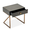 Brasswood Bedside Table