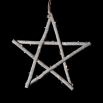 Simple and beautiful wooden star hanging accessory