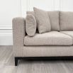 Modern chic style sofa with luxury rectangular cushions