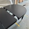 Clearance Black Oval Dining Table (Extendable)