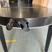 Clearance Black Oval Dining Table (Extendable)