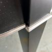 Clearance Black Oval Dining Table (Extendable)