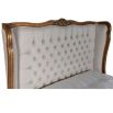 Organza Buttoned Bed 6ft